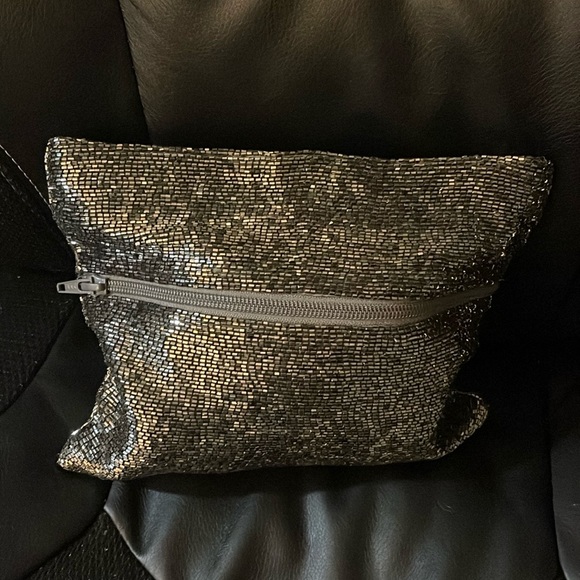 Club Monaco Other - Like New Club Monaco Metalic Micro Bead Evening Clutch